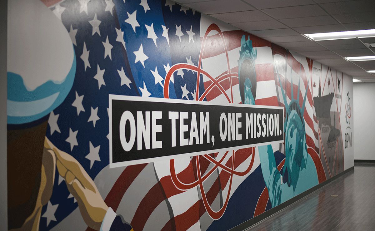 BPMI Headquarters Wall Mural